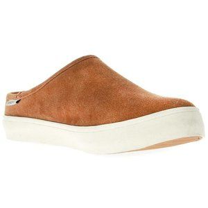 Staheekum Women Slip On Mule Slippers Cami Mule Chestnut Suede Leather